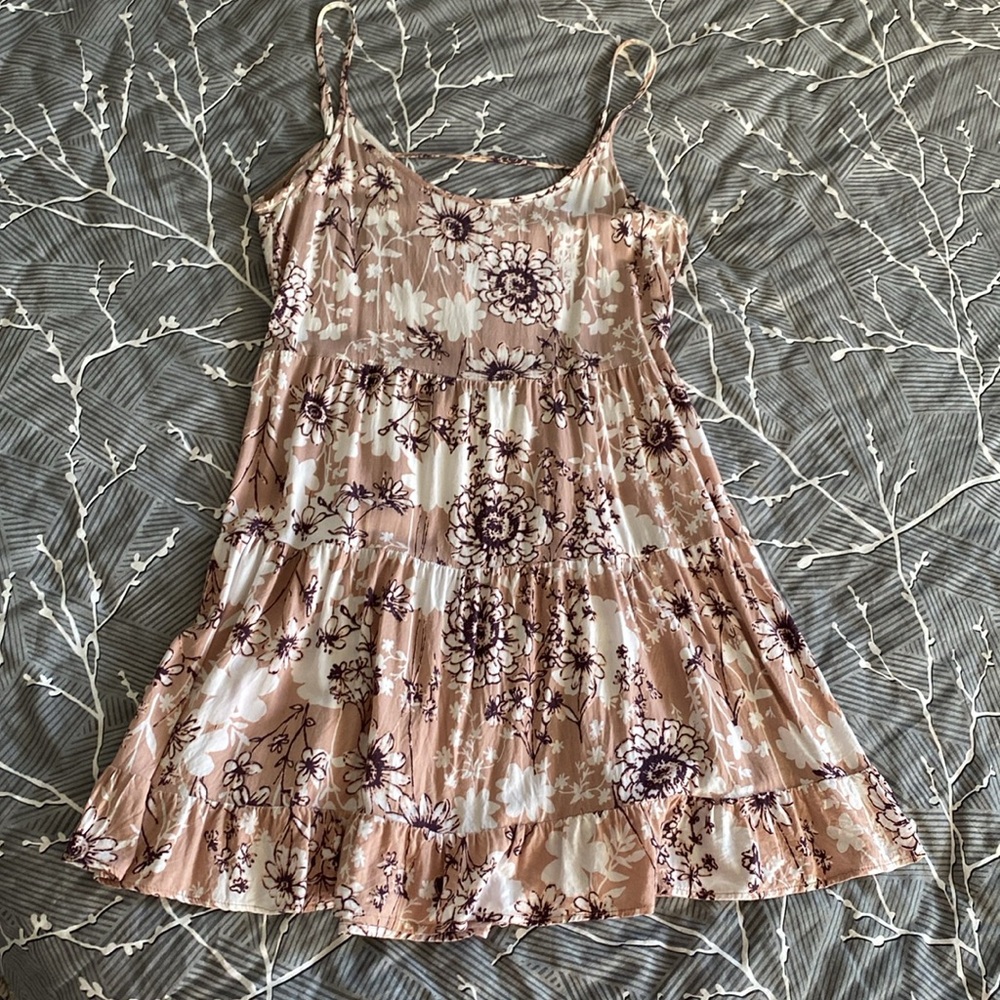 Open Back Slip On Spaghetti Strap Mini Dress
